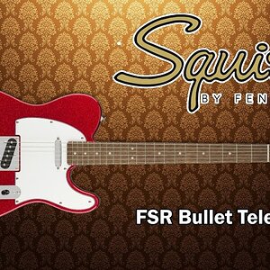 Обзор электрогитары FENDER SQUIER Telecaster FSR Bullet Tele