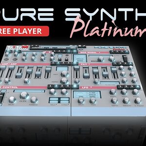БЕСПЛАТНЫЙ проигрыватель Pure Synth® Platinum уже доступен!