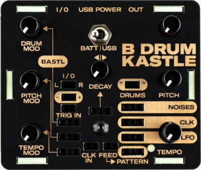 Bastl Instruments Kastle Drum - карманный модульный барабанный Glitch синтезатор