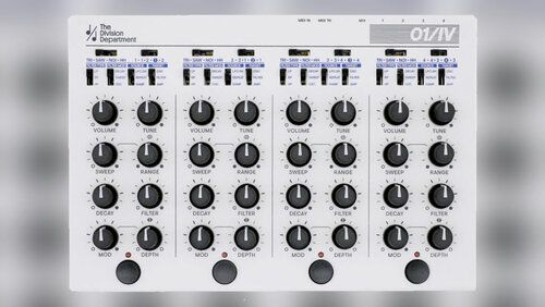 Division Department 01/IV - теперь доступен четырехголосный аналоговый синтезатор ударных