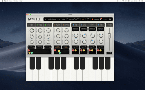 FingerLab Mynth - новый синтезатор AUv3 для iOS/MacOS с настраиваемыми осцилляторами и LFO