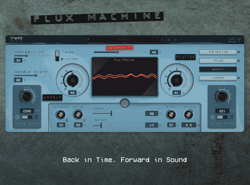 Yum Audio LoFi Flux Machine - плагин эффектов, смесь аналоговой ленточной трели, флаттера, тональной секции