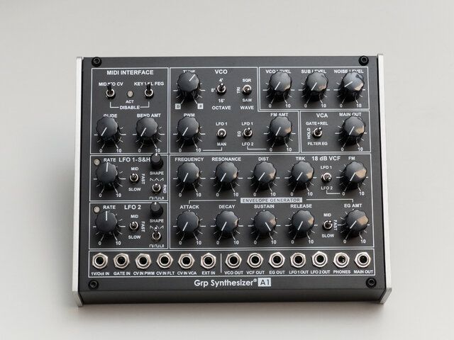GRP A1 - новый настольный аналоговый синтезатор