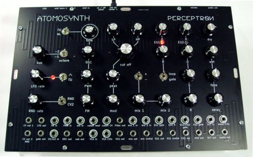 Atomosynth анонсировал полумодульный аналоговый синтезатор Perceptron
