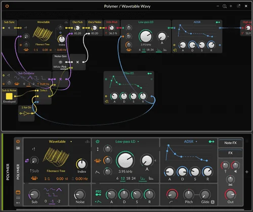 Bitwig Studio 3.3 добавляет синтез волновых таблиц, Polymer ...