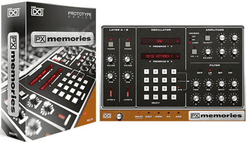 UVI PX Memories - программа Lintronics Advanced MemoryMoog, записанная в программном обеспечении