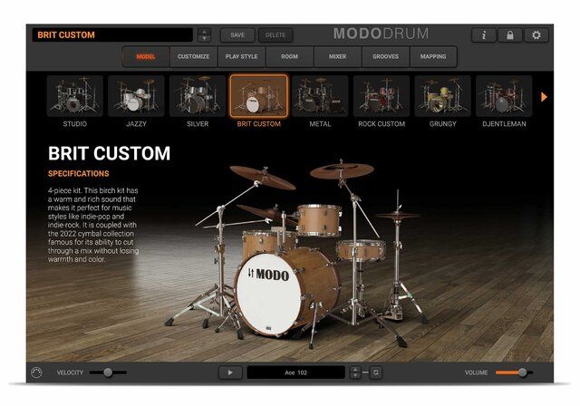 IK Multimedia MODO Drum 1.5 - новые наборы для плагина физического моделирования ударных и бесплатная версия