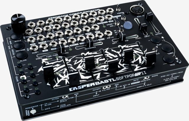Casper Bastl Softpop SP2 - портативный экспериментальный аналоговый синтезатор