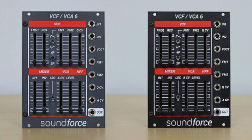 Soundforce VCF/VCA 6 - интерпретация Eurorack фильтра Juno 60/106