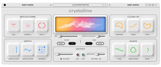 Baby Audio Crystalline 1.3 - плагин реверберации получает обновление производительности