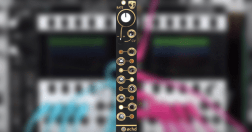 ochd - модуль с 8 аналоговыми LFO, изготовленными Instruō и Eurorack Expert DivKid