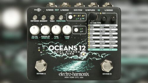 Electro Harmonix Oceans 12 - новая двойная стерео педаль реверберации