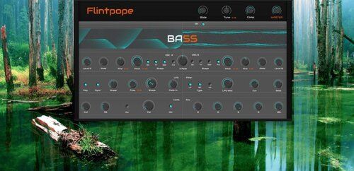 Flintpope Bass - моно синтезатор с двумя осцилляторами для Reaktor 6