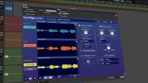 Плагин VocAlign Ultra от Synchro Arts обещает лучший способ согласовать синхронизацию и высоту звука вашего вокала.