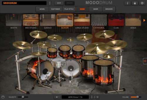 Плагин Modo Drum от IK Multimedia объединяет образцы и синтез для полной настройки набора.