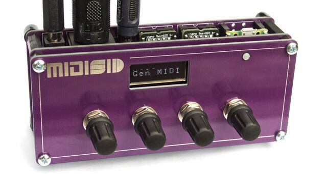 MIDISID - портативный синтезатор с 6 осцилляторами