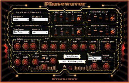 Syntheway Phasewaver - новый плагин синтезатора фазовых искажений