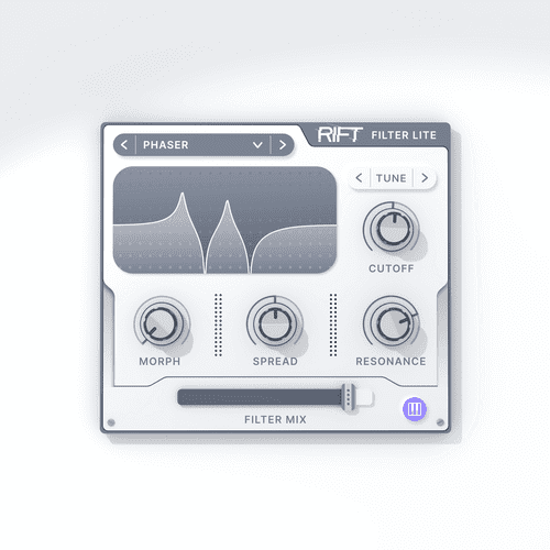 Minimal Audio Rift Filter Lite - бесплатный плагин фильтра морфинга для MacOS и Win