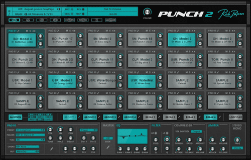 Rob Papen обновляет драм машину Punch 2 с новыми функциями (NKS…) и звуками