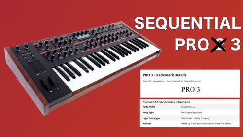 Компания Sequential зарегистрировала товарный знак для синтезатора PRO 3