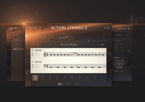 Native Instruments Action Strings 2 - cоздавайте героические оркестровые партитуры