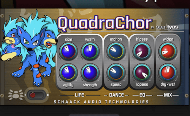 Schaack Audio Technologies QuadraChor - хорус-плагин, вдохновленный Supernova