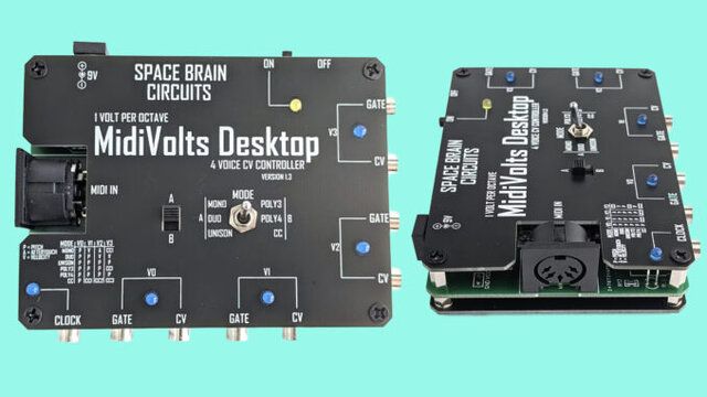 Space Brain Circuits MidiVolts Desktop - полифонический интерфейс MIDI-CV