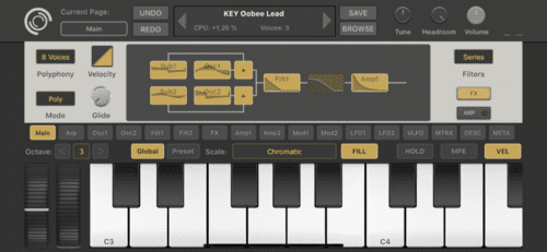 SynthMaster One - превратите свой iPhone/iPad в мощный синтезатор Wavetable бесплатно