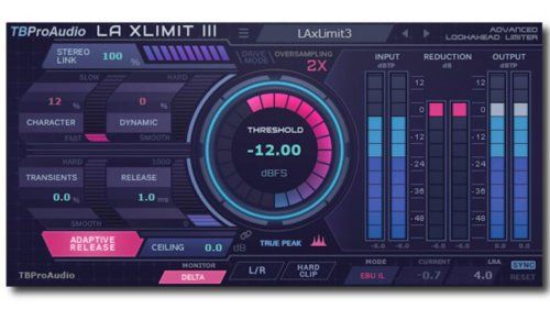 Плагин TBProAudio LA xLimit III предназначен для тех, кто любит громкость