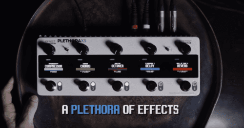 TC Electronic Plethora X5 - сочетание всех доступных эффектов TonePrint в одной Multi-FX педали
