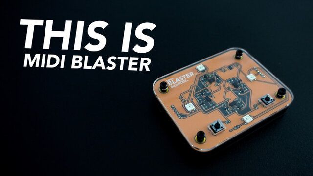 This.is.NOISE MIDI Blaster - новый выразительный инфракрасный MIDI MPE-контроллер