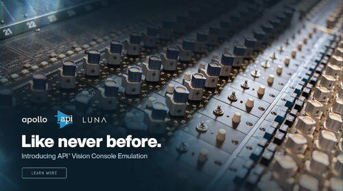 Universal Audio’s Luna  может «трансформироваться» в API Vision Console