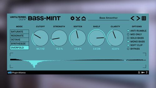 Unfiltered Audio Bass-Mint - новый плагин Low-End Enhancer с изюминкой
