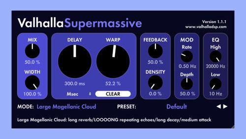 ValhallaDSP обновляет бесплатный плагин реверберации Supermassive двумя новыми режимами