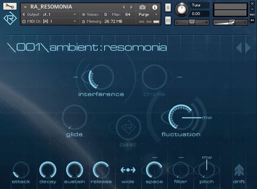 Rigid Audio Resomonia - новая библиотека Kontakt 6 с высоко резонансными текстурами