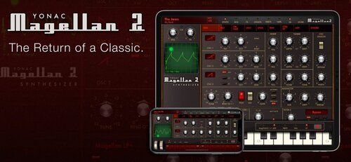 Yonac Magellan 2 - классическое приложение синтезатора для iOS, возвращается с новыми функциями, включая поддержку AUv3
